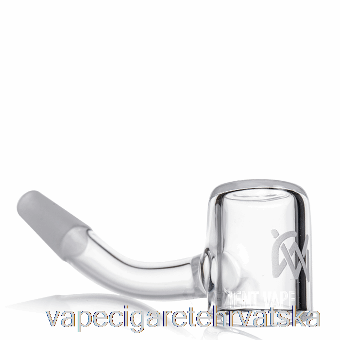 Vape Cigarete Mj Arsenal 10mm Premium Quartz 45o Bucket Banger Srebro - Half Weld